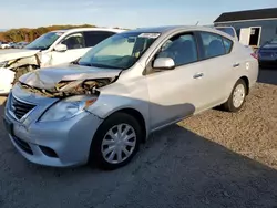 Salvage cars for sale at Assonet, MA auction: 2014 Nissan Versa S