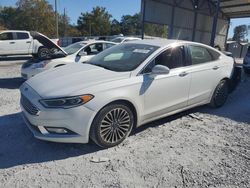 Ford Fusion Titanium salvage cars for sale: 2017 Ford Fusion Titanium