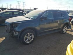 Salvage cars for sale from Copart Elgin, IL: 2017 Chevrolet Equinox LS