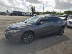 Vehiculos salvage en venta de Copart Miami, FL: 2017 Toyota Camry LE