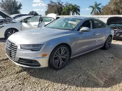 Flood-damaged cars for sale at auction: 2017 Audi A7 Prestige