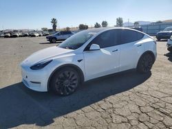 Salvage cars for sale at auction: 2021 Tesla Model Y