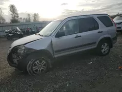 Honda salvage cars for sale: 2002 Honda CR-V EX