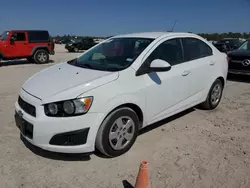 Salvage cars for sale at Houston, TX auction: 2016 Chevrolet Sonic LS