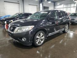 Salvage cars for sale from Copart Ham Lake, MN: 2015 Nissan Pathfinder S