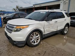 Salvage cars for sale at Riverview, FL auction: 2014 Ford Explorer XLT