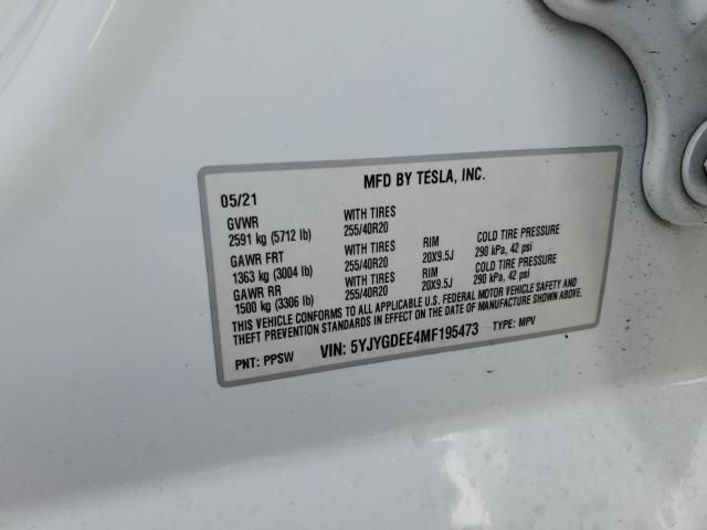 2021 Tesla Model Y