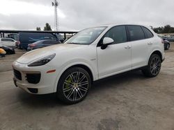 Salvage cars for sale from Copart Hayward, CA: 2017 Porsche Cayenne SE Hybrid Platinum