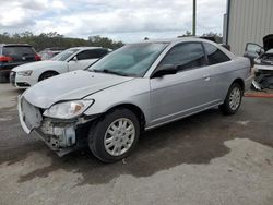 Salvage cars for sale from Copart Apopka, FL: 2005 Honda Civic LX