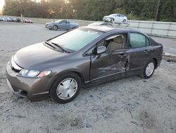 Salvage cars for sale at Savannah, GA auction: 2009 Honda Civic LX