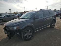 Salvage cars for sale at Chicago Heights, IL auction: 2016 Dodge Journey Crossroad