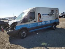 Salvage trucks for sale at San Diego, CA auction: 2019 Ford Transit T-250