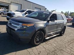 Salvage cars for sale at Woodburn, OR auction: 2015 Ford Explorer XLT