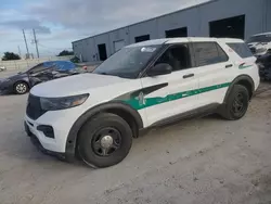 Salvage cars for sale at Jacksonville, FL auction: 2020 Ford Explorer Police Interceptor