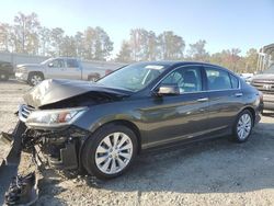 Salvage cars for sale at Spartanburg, SC auction: 2013 Honda Accord EXL