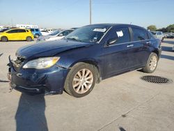 Salvage cars for sale at Grand Prairie, TX auction: 2014 Chrysler 200 Limited