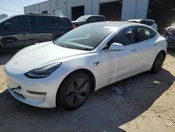 Salvage cars for sale at Jacksonville, FL auction: 2018 Tesla Model 3