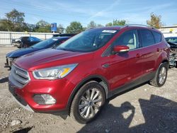 Salvage cars for sale at Walton, KY auction: 2017 Ford Escape Titanium