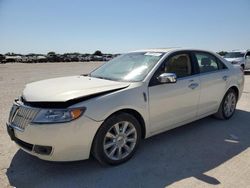 Salvage cars for sale at San Antonio, TX auction: 2012 Lincoln MKZ