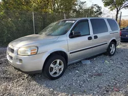 Chevrolet salvage cars for sale: 2007 Chevrolet Uplander LS