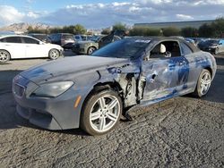 Salvage cars for sale at Las Vegas, NV auction: 2015 BMW 650 XI