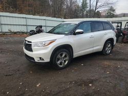 Salvage cars for sale at Center Rutland, VT auction: 2014 Toyota Highlander Limited