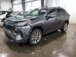 Salvage cars for sale at Ham Lake, MN auction: 2021 Toyota Rav4 XLE Premium