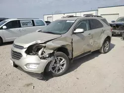 Salvage cars for sale at auction: 2016 Chevrolet Equinox LT