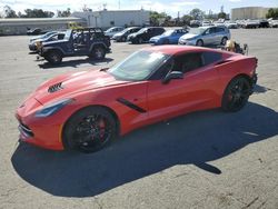 Salvage cars for sale at Martinez, CA auction: 2015 Chevrolet Corvette Stingray 2LT