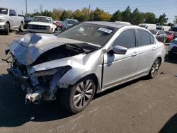 Salvage cars for sale at Denver, CO auction: 2012 Honda Accord EXL