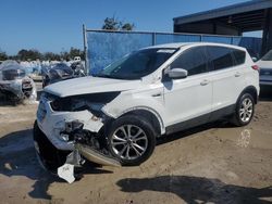 Salvage cars for sale at Riverview, FL auction: 2017 Ford Escape SE