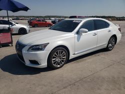 Salvage cars for sale at Grand Prairie, TX auction: 2013 Lexus LS 460