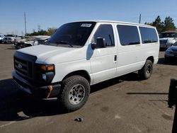 Salvage cars for sale from Copart Chicago: 2011 Ford Econoline E350 Super Duty Wagon