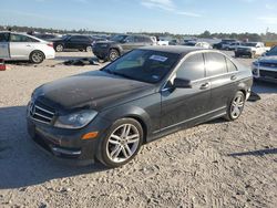 Salvage cars for sale at Houston, TX auction: 2014 Mercedes-Benz C 250