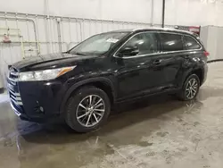 2019 Toyota Highlander SE en venta en Avon, MN