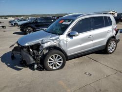 Salvage cars for sale at Grand Prairie, TX auction: 2017 Volkswagen Tiguan Wolfsburg