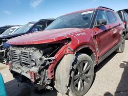 Salvage cars for sale at North Las Vegas, NV auction: 2021 Ford Explorer XLT