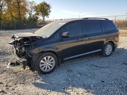 Salvage cars for sale at Cicero, IN auction: 2015 Toyota Sienna XLE