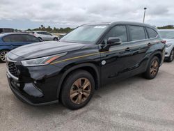 Salvage cars for sale at Riverview, FL auction: 2023 Toyota Highlander Hybrid Bronze Edition