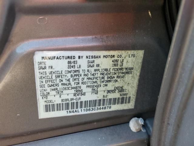 2003 Nissan Altima Base