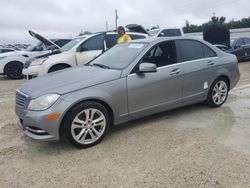 Mercedes-Benz c-Class salvage cars for sale: 2014 Mercedes-Benz C 250