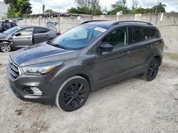 Salvage cars for sale at Opa Locka, FL auction: 2018 Ford Escape SE