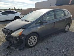 Salvage cars for sale at Mentone, CA auction: 2013 Toyota Prius V