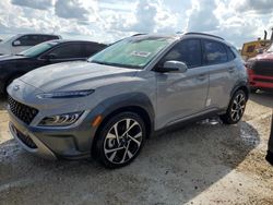 Salvage cars for sale at Arcadia, FL auction: 2023 Hyundai Kona Limited