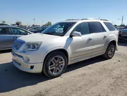 Salvage cars for sale at Indianapolis, IN auction: 2012 GMC Acadia Denali