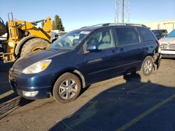 Salvage cars for sale at Hayward, CA auction: 2004 Toyota Sienna XLE