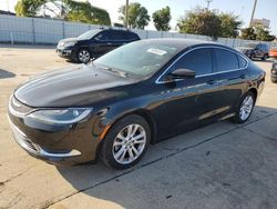 Salvage cars for sale at Oklahoma City, OK auction: 2016 Chrysler 200 Limited