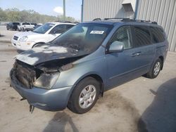 Salvage cars for sale at Apopka, FL auction: 2008 KIA Sedona EX