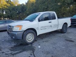 Salvage cars for sale at Austell, GA auction: 2008 Nissan Titan XE