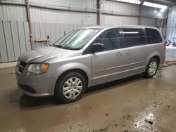 Salvage cars for sale at West Mifflin, PA auction: 2016 Dodge Grand Caravan SE